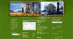Desktop Screenshot of krasnyles.cz