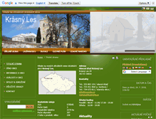 Tablet Screenshot of krasnyles.cz